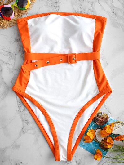 Fato De Banho Bandeau ZAFUL Two Belt Belt - Multi-a	 M